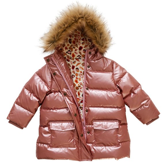 Pink Chicken Other - Pink Chicken Girls Paulina Puffer - Pink Metallic